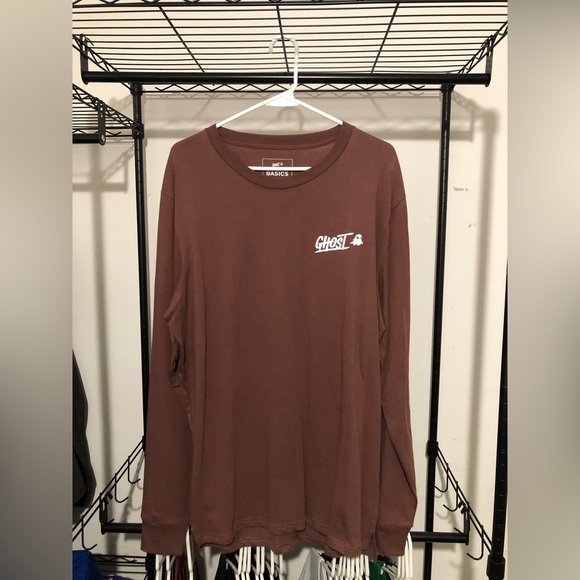 Ghost Lifestyle Long Tee Dusty Rose Size Large - Picture 1 of 2